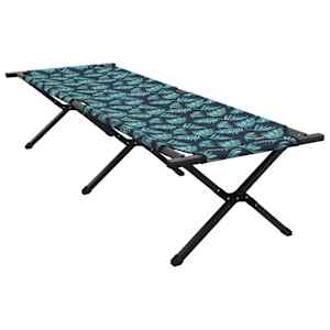 vidaXL Kokkupandav telkimise voodi Leht Mets 193 x 69 x 45 cm