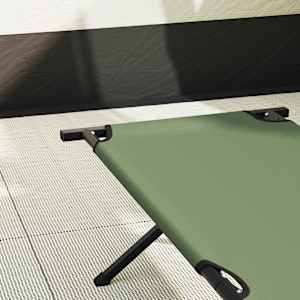 Skládací kempingová postel 2 pcs Zelená 193 x 69 x 45 cm - obrázek 3
