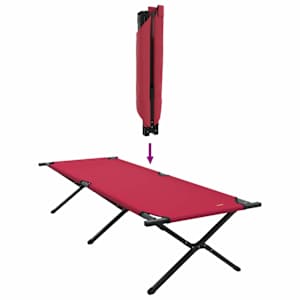 Skládací kempingová postel 2 pcs Červená 210 x 80 x 46 cm - obrázek 10