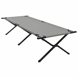 Skládací kempingová postel 2 pcs Šedá 210 x 80 x 46 cm - obrázek 4