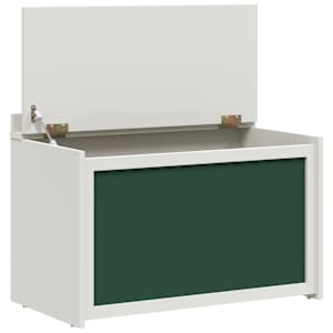 Krabice se skladováním a tabulkou na přední straně ROROS Bílá - obrázek 5