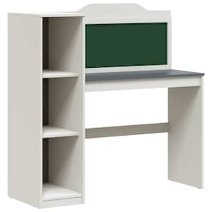 vidaXL Laste loominguline ladustamine ROROS Valge ja hall Tehispuit