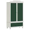 vidaXL Laste loominguline ladustamine ROROS Valge 90 x 45 x 165 cm