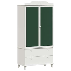vidaXL Laste loominguline ladustamine ROROS Valge 90 x 45 x 180 cm