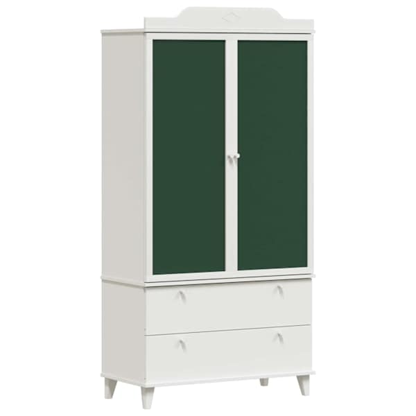 vidaXL Laste loominguline ladustamine ROROS Valge 90 x 45 x 180 cm