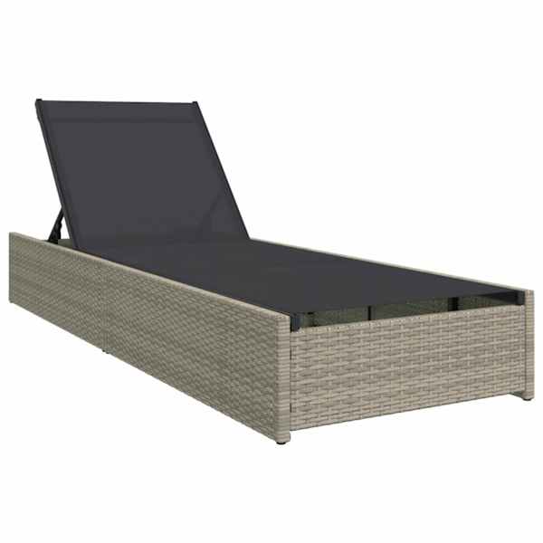 vidaXL Lamamistool Beež 200.5 x 70 x 75 cm pol&uuml;rotang