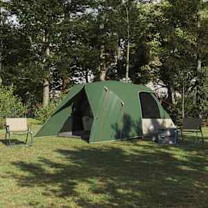 Domek pro 4 osoby se střechou Zelená 455 x 252 x 178 cm - obrázek 1