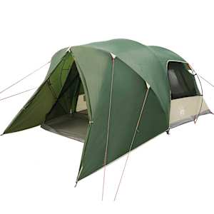 vidaXL Dome telk 4-kohaline katusega Roheline 455 x 252 x 178 cm
