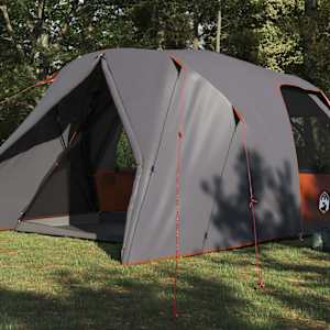 Domek pro 6 osob se střechou Šedá a oranžová 500 x 314 x 206 cm - obrázek 3