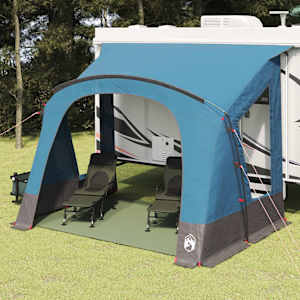 Kampirna šotora za 3 osebe s streho Modra 252 x 245 x 245 cm