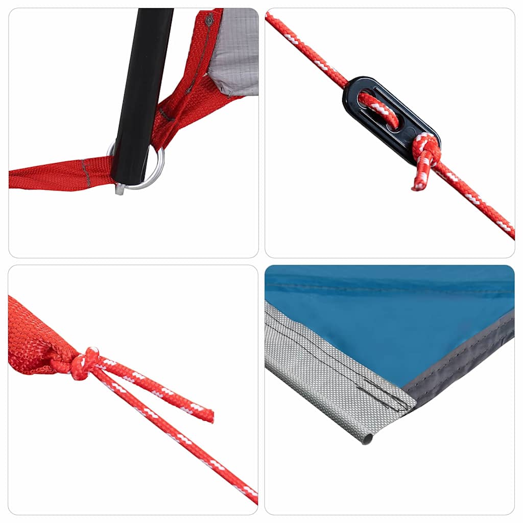 Kampirna šotora s streho Modra 410 x 275 x 245 cm - slika 7