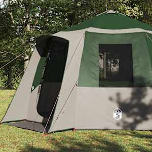 Stan pro 12 osob se střechou Zelená a bílá 405 x 405 x 273 cm - obrázek 3