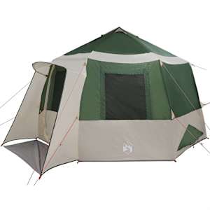 Stan pro 12 osob se střechou Zelená a bílá 405 x 405 x 273 cm - obrázek 4