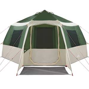 Stan pro 12 osob se střechou Zelená a bílá 405 x 405 x 273 cm - obrázek 7