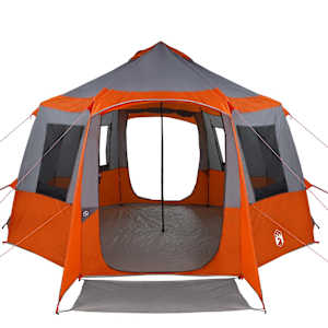 Stan pro 12 osob se střechou Šedá a oranžová 405 x 405 x 273 cm - obrázek 5