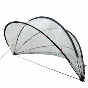 vidaXL Baseni kuppel 336 x 322 x 160 cm PVC L&auml;bipaistev