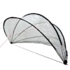 vidaXL Baseni kuppel 405 x 405 x 192 cm PVC L&auml;bipaistev