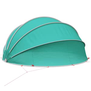 Bazénový dóm 430 x 430 x 210 cm 185T polyester s PU vrstvou - obrázek 6