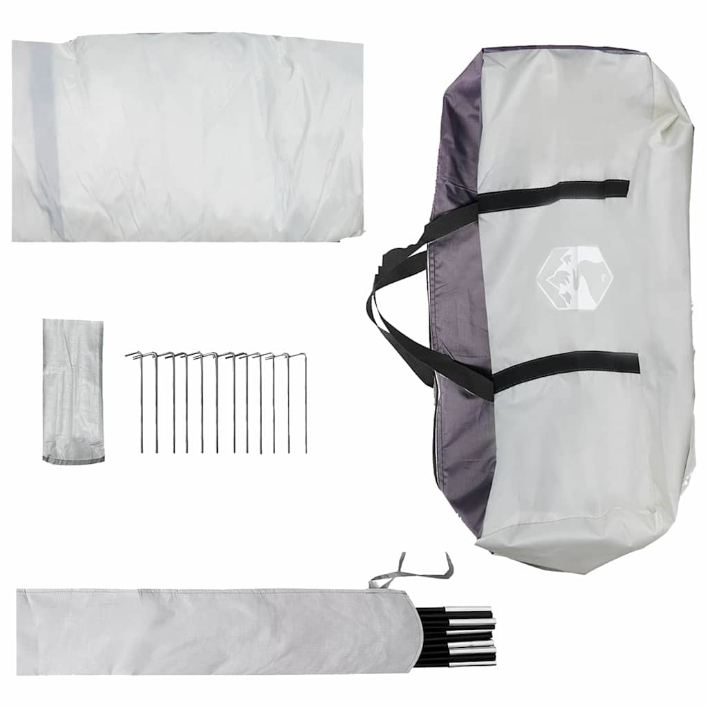 Pooldome Grijs en Oranje 500 x 500 x 236 cm image 12