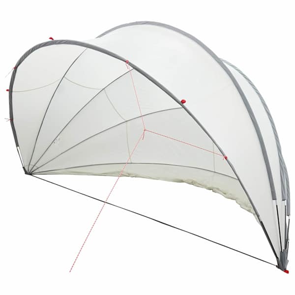 vidaXL Baseni kuppel 500 x 500 x 236 cm 185T pol&uuml;ester PU kattega