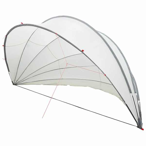 vidaXL Baseni kuppel 592 x 590 x 275 cm 185T pol&uuml;ester PU kattega