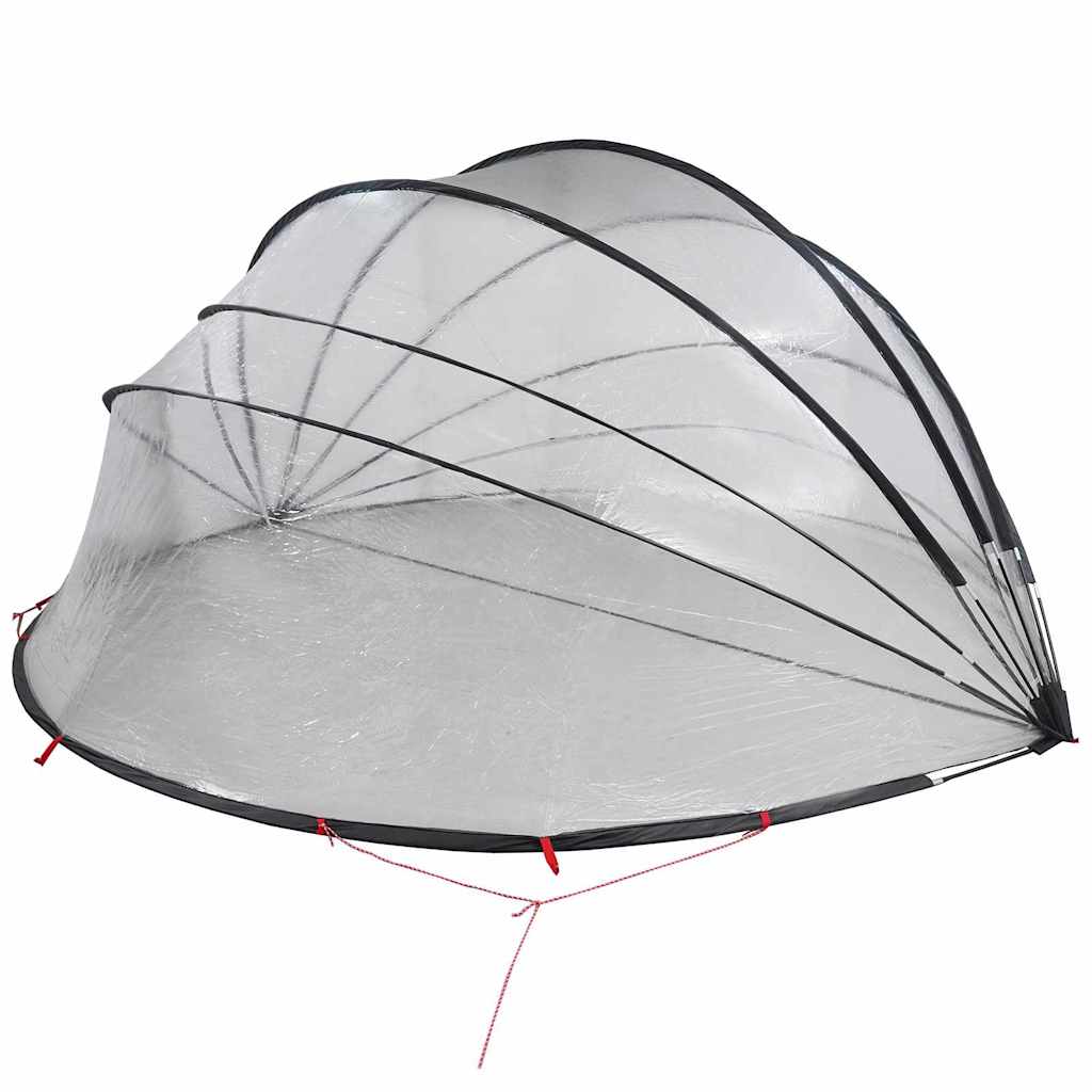 Poolkuppel Gjennomsiktig 592 x 590 x 275 cm PVC - Bilde 10