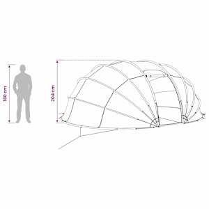 Stan na bazén 538 x 440 x 204 cm 185T polyester s PU vrstvou - obrázek 16