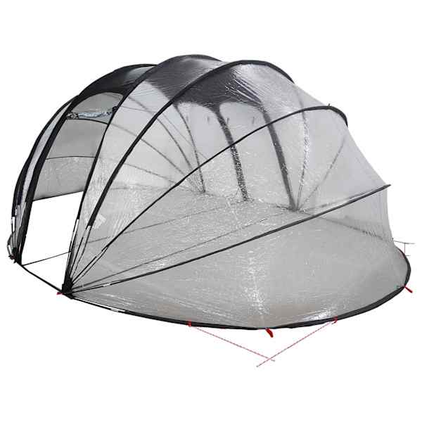vidaXL Basseini telk kuppel L&auml;bipaistev 538 x 440 x 204 cm PVC