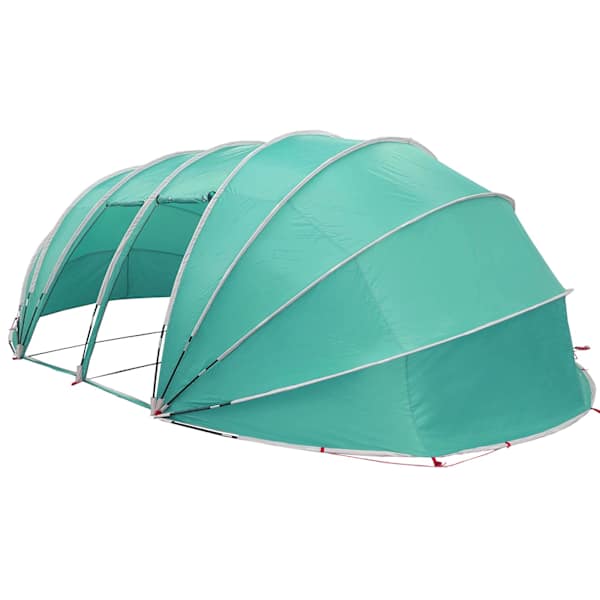 vidaXL Basseini telk kuppel 640 x 432 x 205 cm Mere Roheline