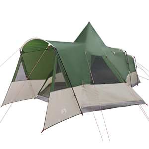 vidaXL Teepee Telk 8-Inimesele 8 inimesele Roheline