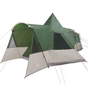 Teepee stan pro 8 osob se střechou Zelená 720 x 465 x 295 cm - obrázek 4