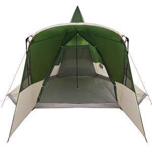 Teepee stan pro 8 osob se střechou Zelená 720 x 465 x 295 cm - obrázek 5