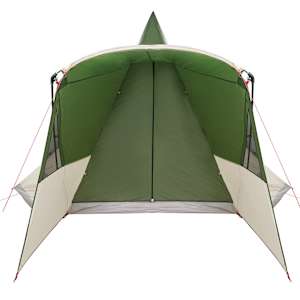 Teepee stan pro 8 osob se střechou Zelená 720 x 465 x 295 cm - obrázek 6