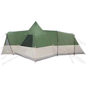 Teepee stan pro 8 osob se střechou Zelená 720 x 465 x 295 cm - obrázek 7
