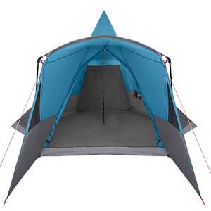 Teepee stan pro 8 osob se střechou Modrá 720 x 465 x 295 cm - obrázek 5