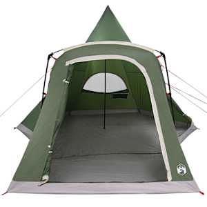 Teepee stan pro 5 osob se střechou Zelená 545 x 450 x 295 cm - obrázek 5