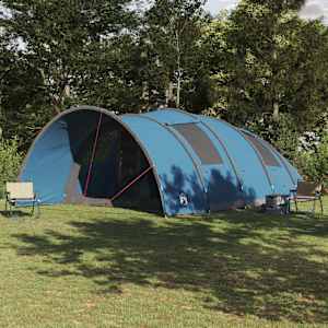 Tunis šotor za 8 oseb s streho Modra 710 x 460 x 245 cm