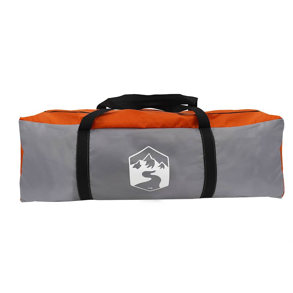 Tunneltelt med tak Grå og Oransje 710 x 460 x 245 cm - Bilde 10