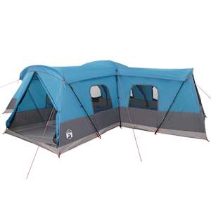 vidaXL Telk 16-Inimese katusega &otilde;huavaga Sinine 680 x 510 x 210 cm