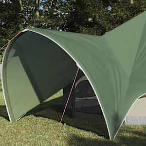 Teepee stan pro 3 osoby Zelená a šedá 312 x 312 x 197 cm - obrázek 3