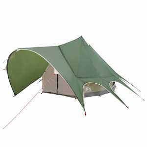 Teepee stan pro 5 osob Zelená a šedá 415 x 415 x 247 cm - obrázek 4