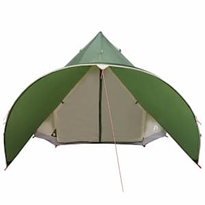 Teepee stan pro 5 osob Zelená a šedá 415 x 415 x 247 cm - obrázek 5