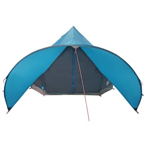 Teepee stan pro 5 osob Modrý a šedý 415 x 415 x 247 cm - obrázek 5
