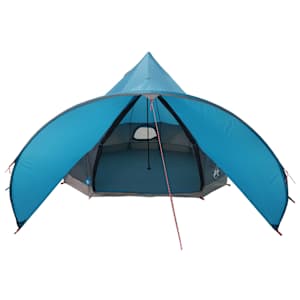 Teepee stan pro 5 osob Modrý a šedý 415 x 415 x 247 cm - obrázek 6