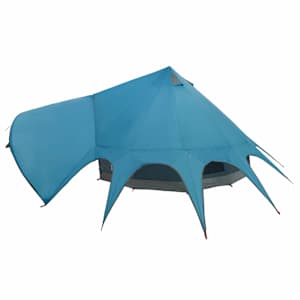Teepee stan pro 5 osob Modrý a šedý 415 x 415 x 247 cm - obrázek 7