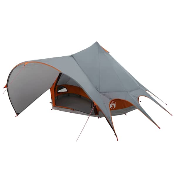 vidaXL Teepee telk 5 inimesele 5-kohaline Hall ja oranž