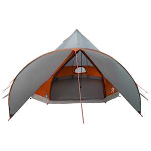 Teepee stan pro 5 osob Šedá a oranžová 415 x 415 x 247 cm - obrázek 6