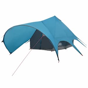 Teepee stan pro 7 osob Modrý a šedý 600 x 600 x 347 cm - obrázek 4