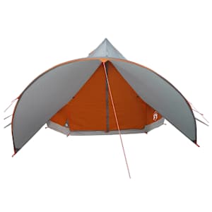 Teepee stan pro 7 osob Šedá a oranžová 600 x 600 x 347 cm - obrázek 5