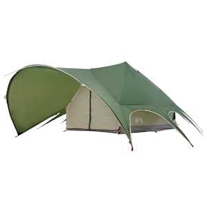Teepee stan pro 9 osob Zelená a šedá 502 x 502 x 297 cm - obrázek 4